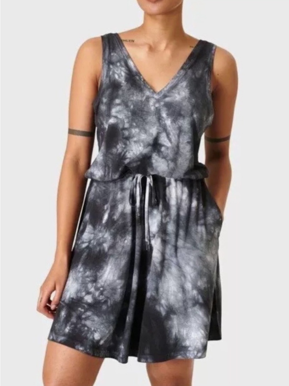 Sweaty Betty Take‎ it Easy Mini Dress, Women’s size M, Athleisure, Tie-Dye, Boho